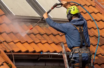 Démoussage et hydrofuge de toiture à Aclou